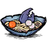 鲜虾鱼板面
