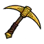 鎏金弧镐