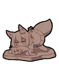 木雕狐狸