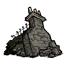 破旧烟囱一