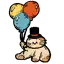 劈叉气球猫