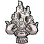 金色帝王蟹雕塑