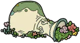 倾瓶卧苔