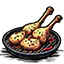 香辣烤鸡腿