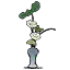 白荷花瓶