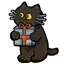 礼物黑猫