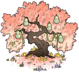 粉色葫芦树