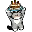 蛋糕小灰猫