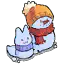 冬日雪宝