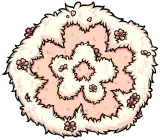 粉绒花毯