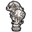 双子魔眼雕塑